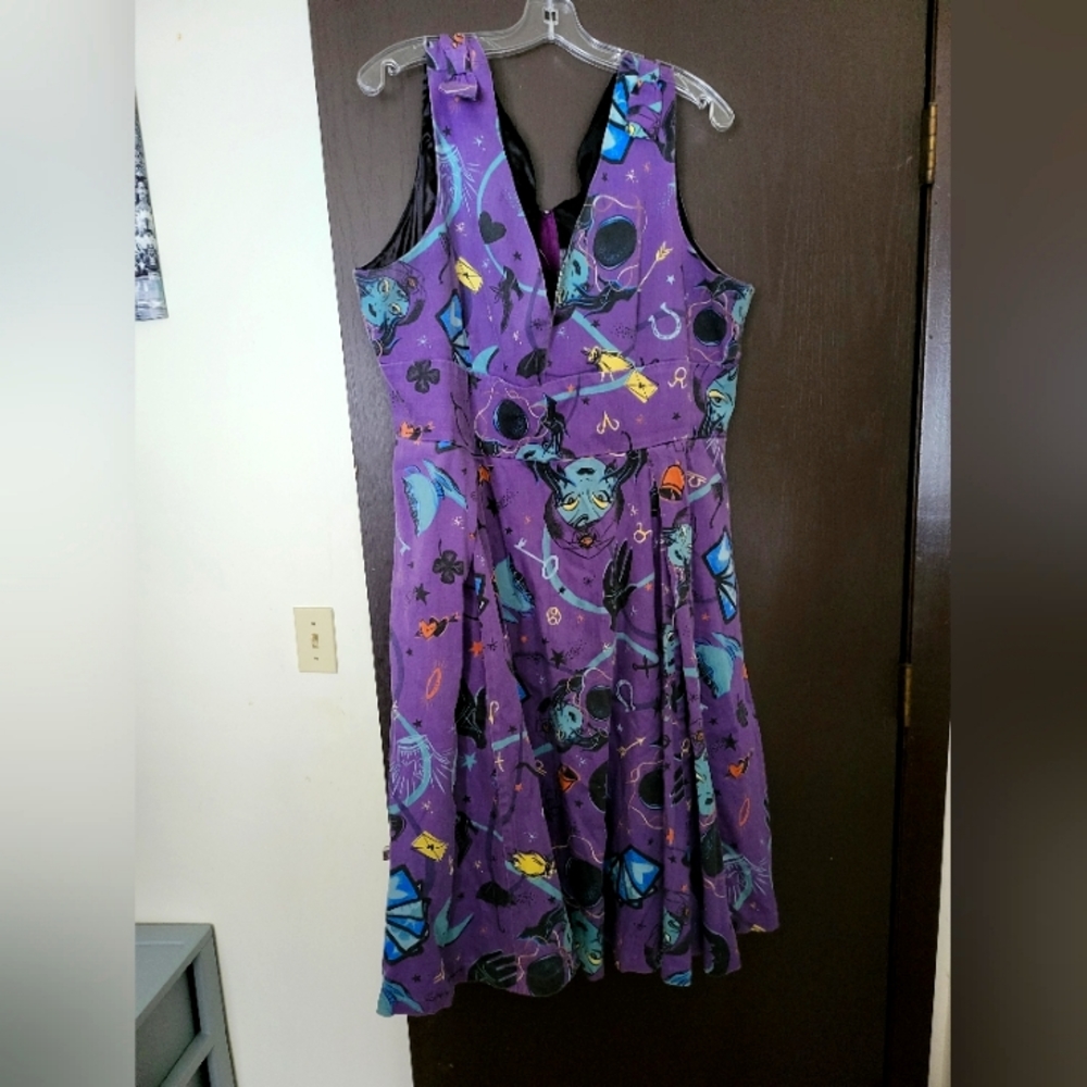 Pinup couture fortune teller dress